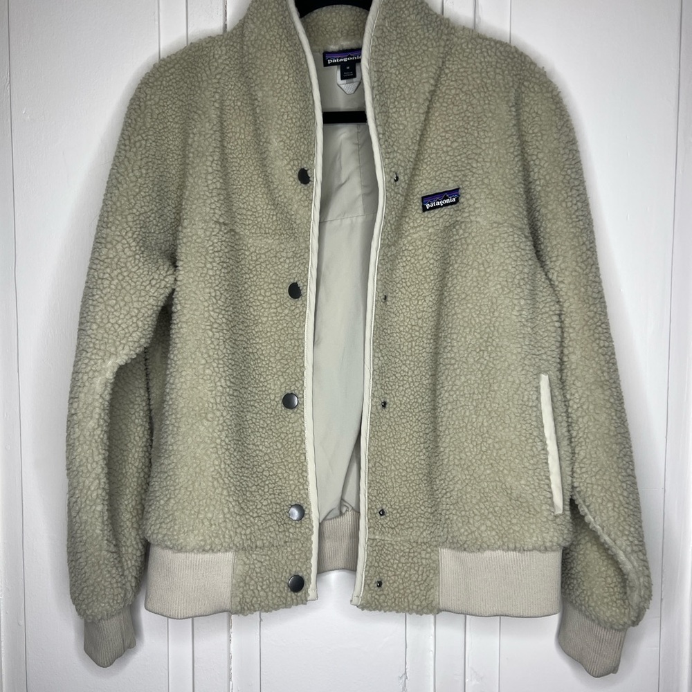 Patagonia Cream Sherpa Jacket